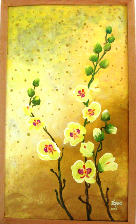 Zlte orchidea